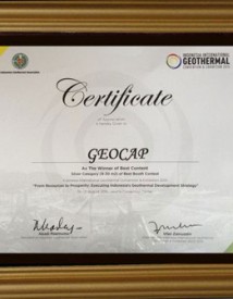 GEOCAP Juara 1 dalam Geothermal 2015
